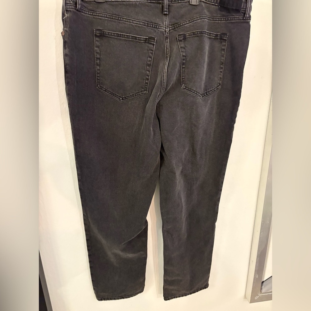 Bundle 2 for $30. Abercrombie & Fitch Black Straight Leg Jeans. Size 20. NWT! - Picture 5 of 6